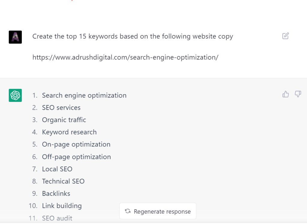 ChatGPT for Google PPC