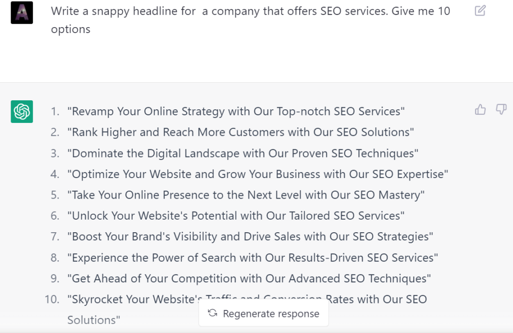 chatgpt for content marketing