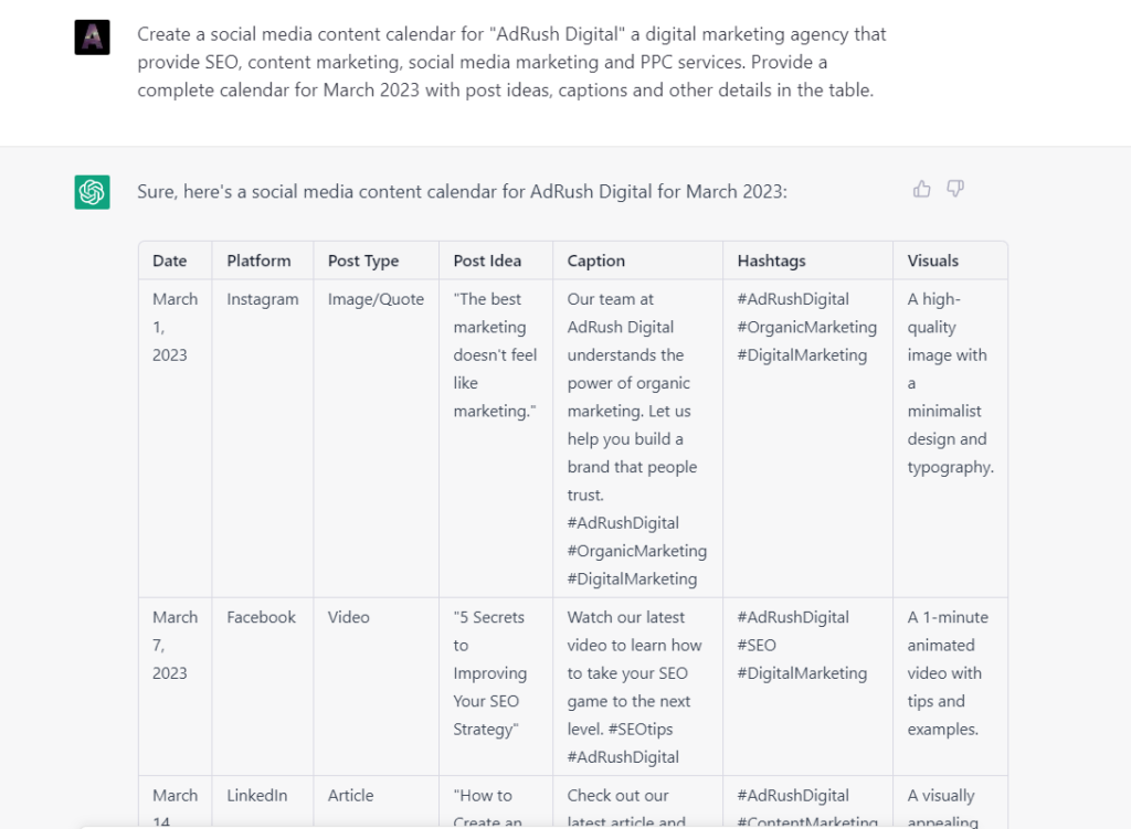 How to Use ChatGPT For Social Media